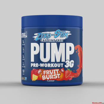 Pump 3G Zero Stim Caffeine Free By Applied Nutrition